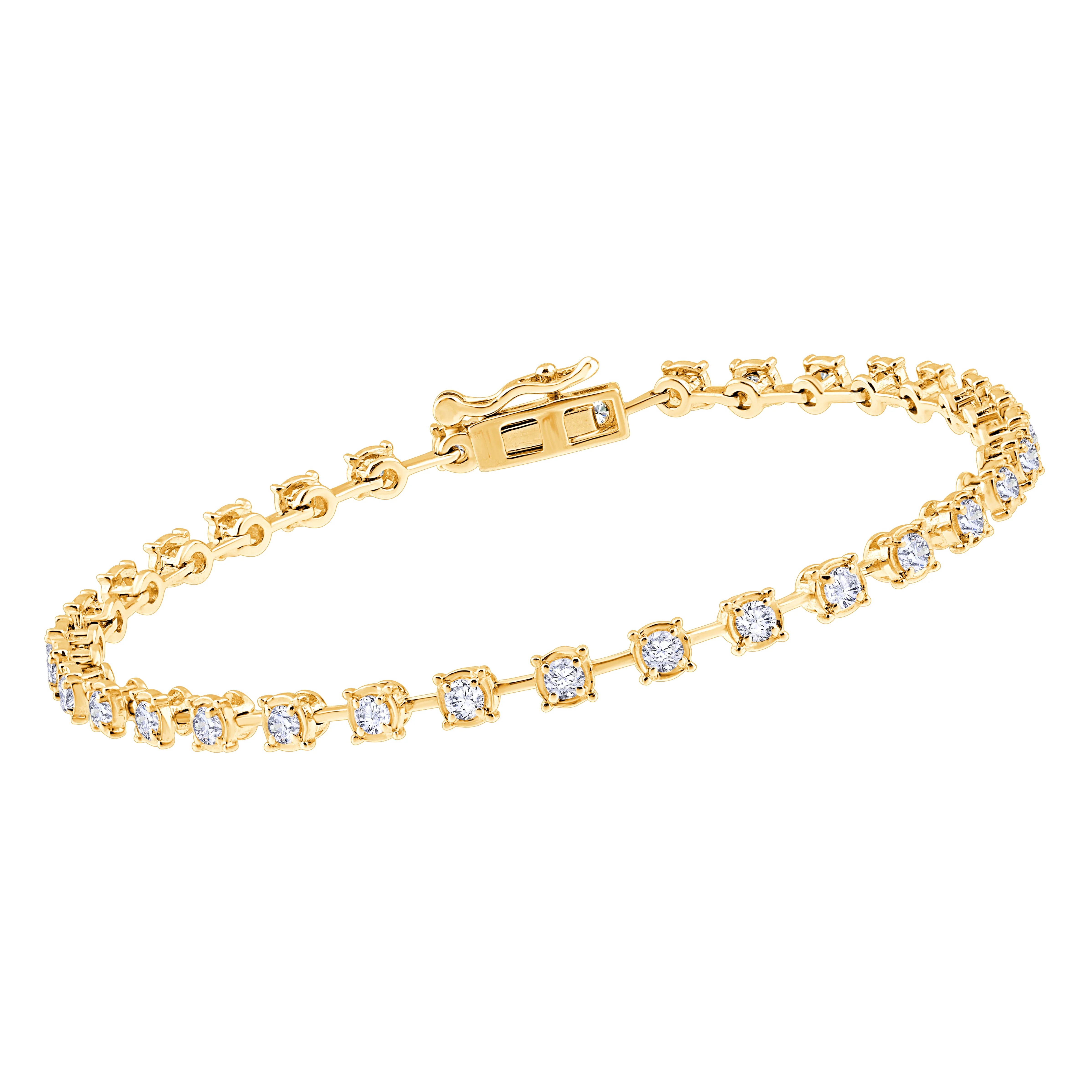 Brilliant Cut Tennis Bracelet