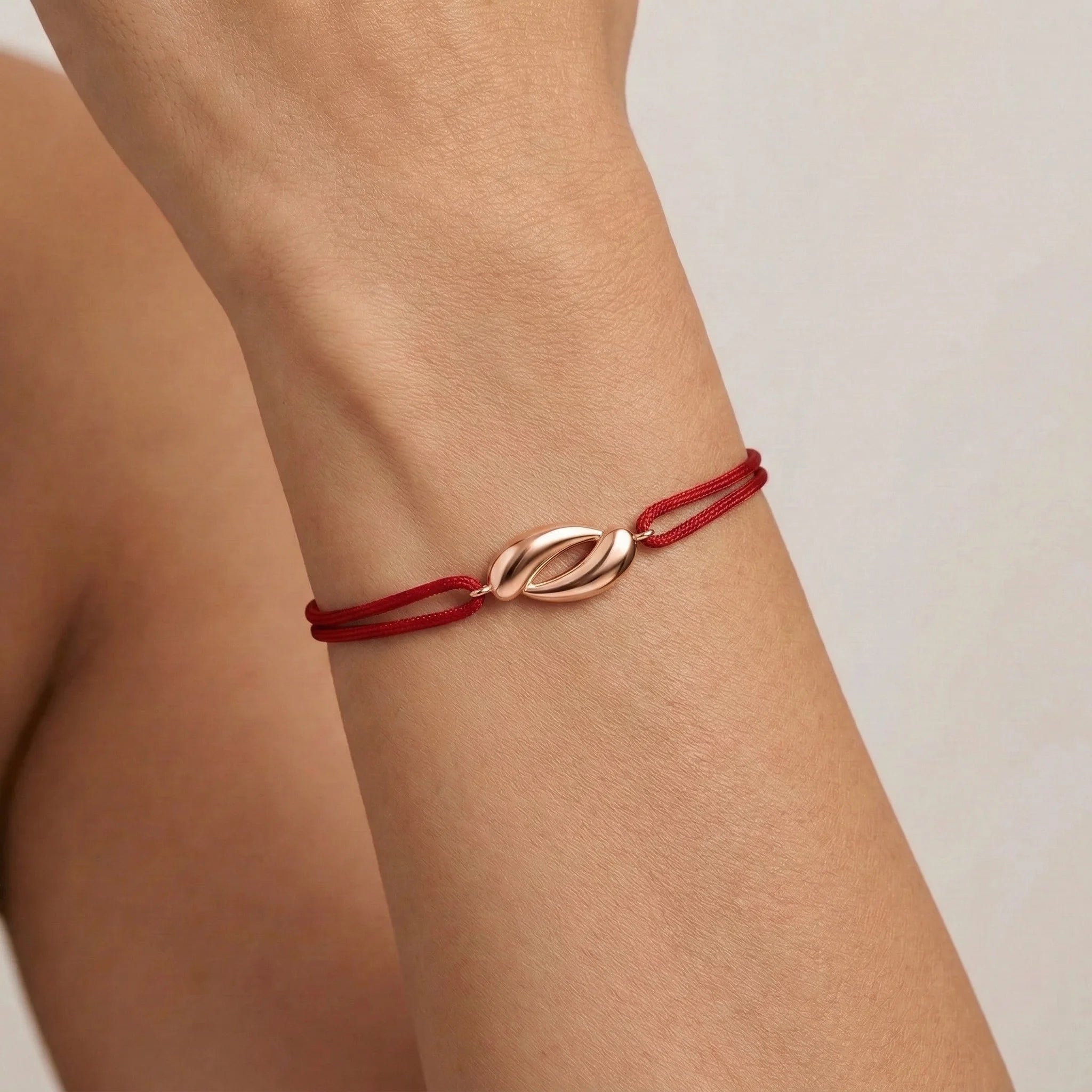 Interlocking Petals Cord Bracelet