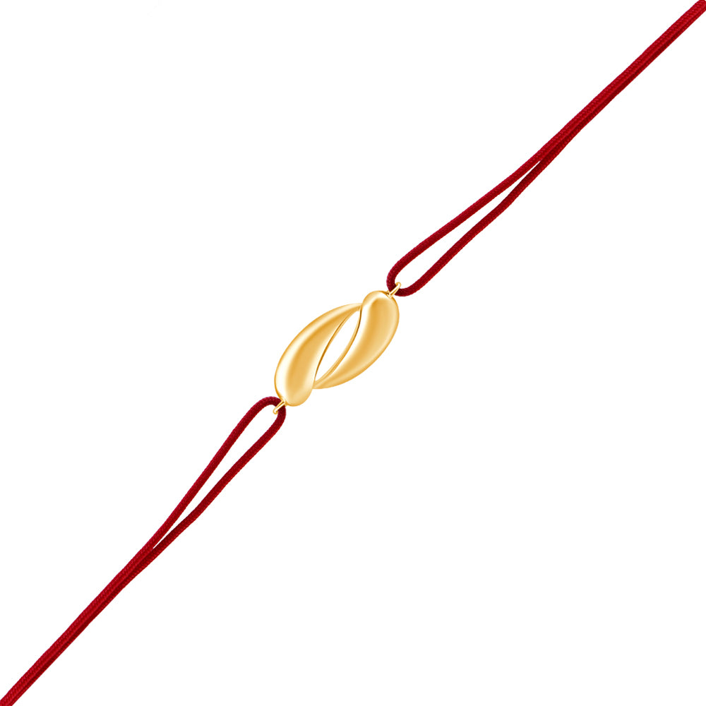 Interlocking Petals Cord Bracelet