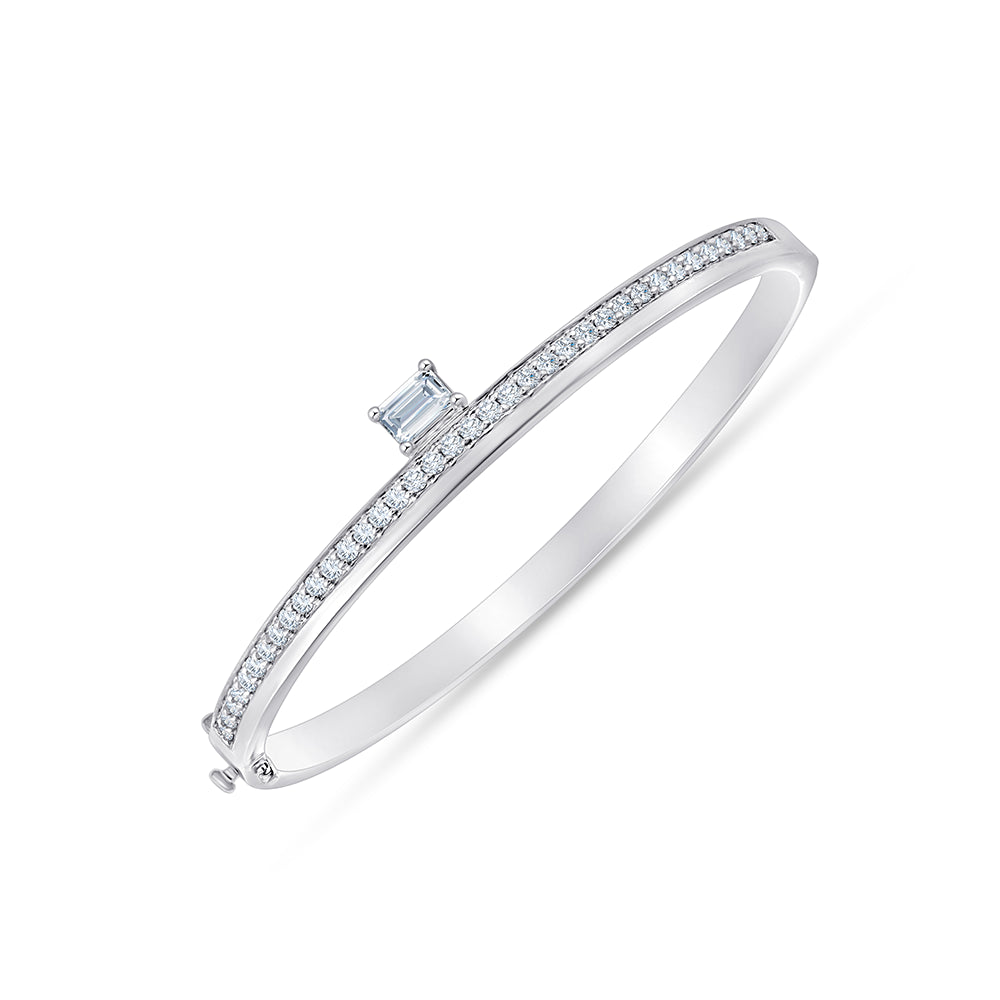 Baguette Brilliant Cut Bracelet