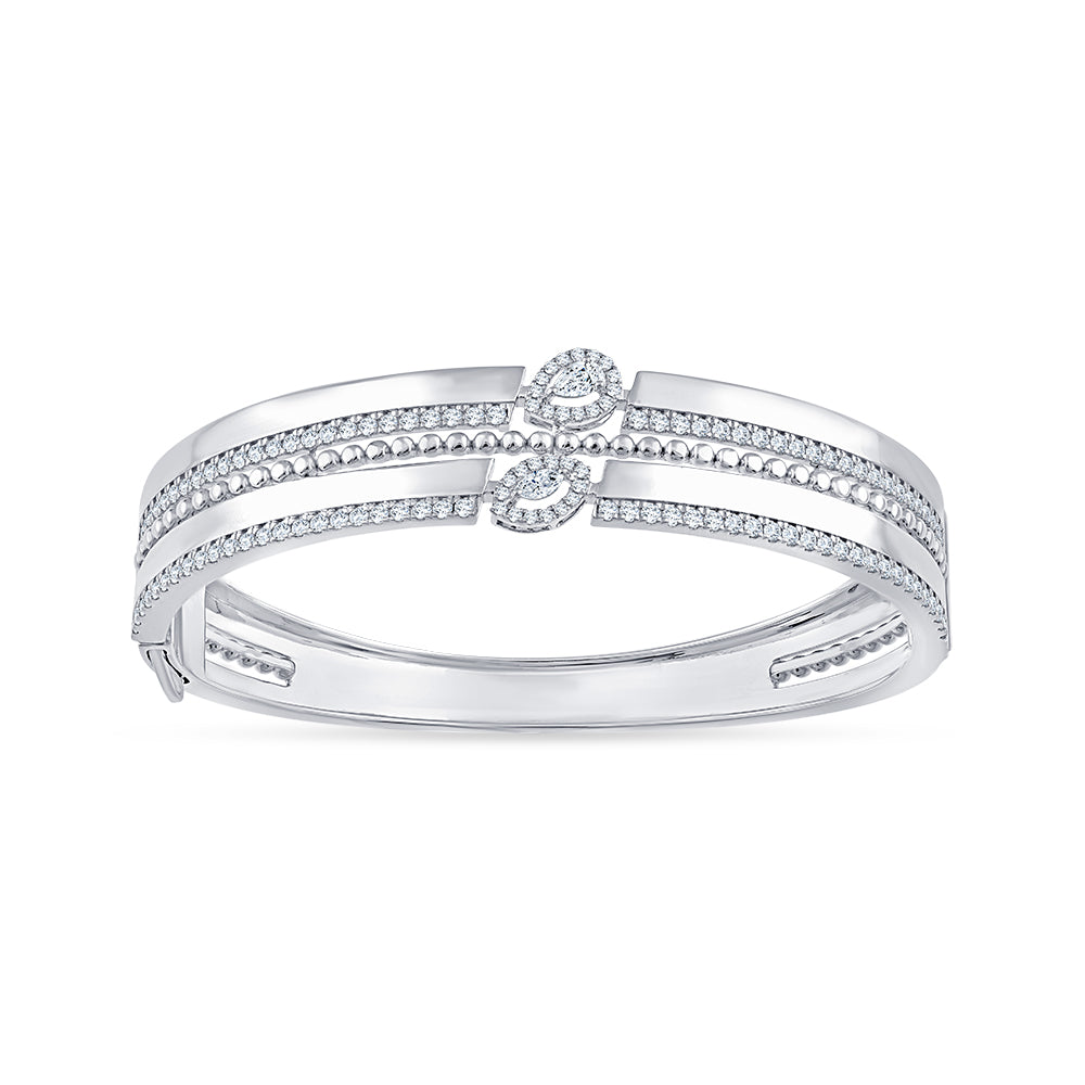 Pear Brilliant Cut MultiBand Bracelet