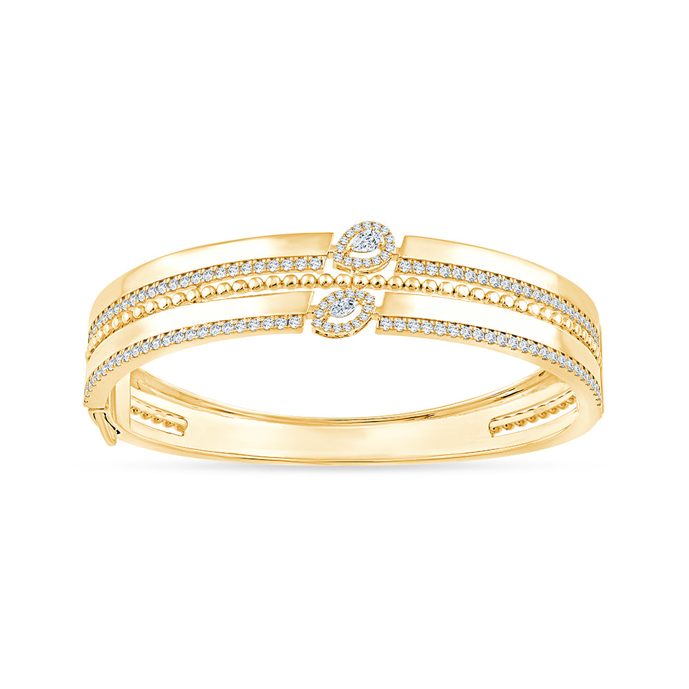 Pear Brilliant Cut MultiBand Bracelet