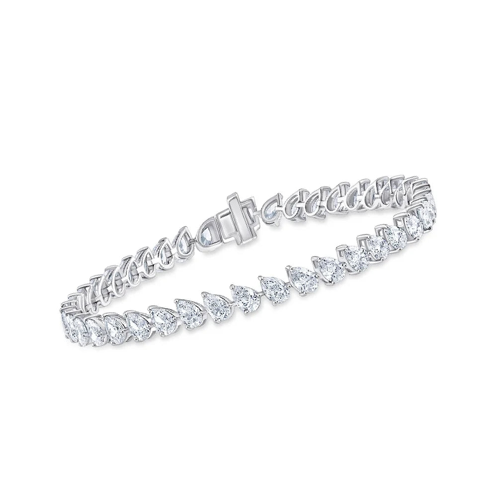 Pear Cut Tennis Bracelet
