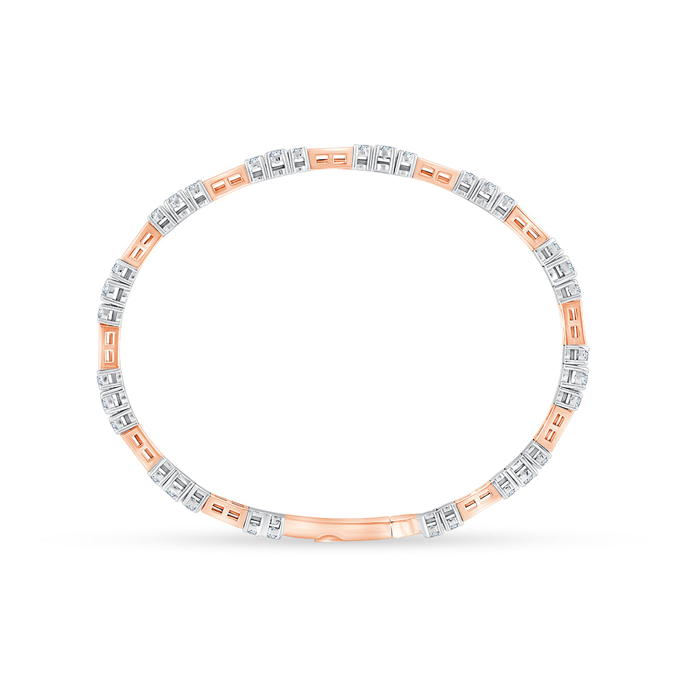 Brilliant Cut Bar Link Bracelet