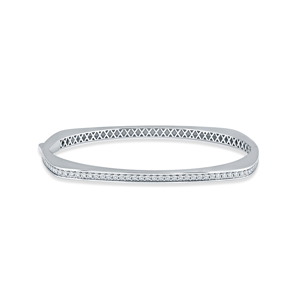 Brilliant Cut Line Bracelet