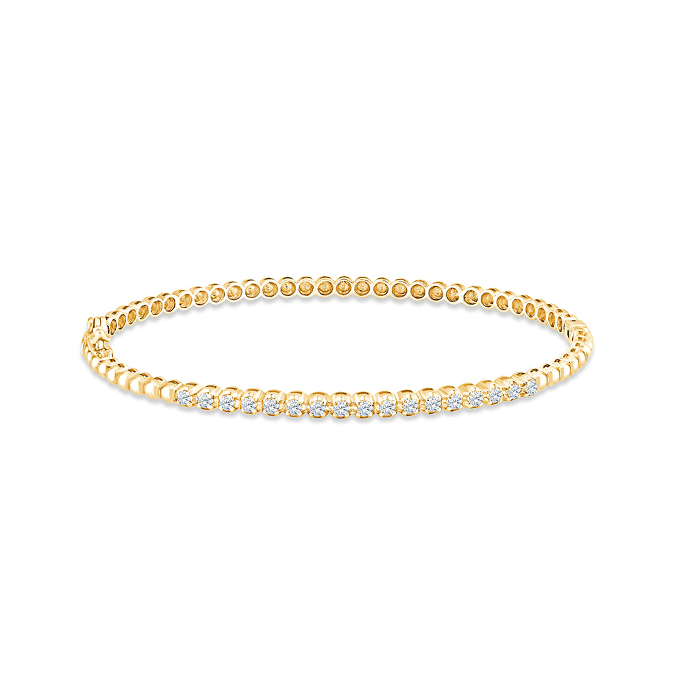 Brilliant Cut Beaded Bracelet