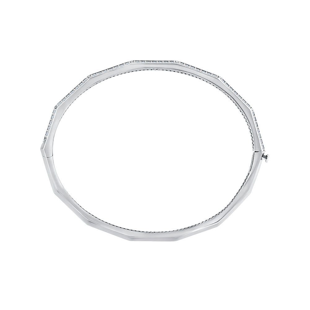 Brilliant Cut Double Row Bracelet