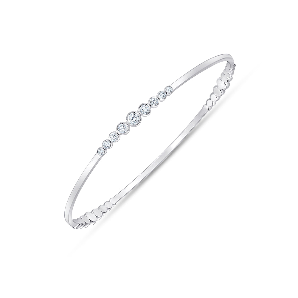 Brilliant Cut Graduating Bracelet