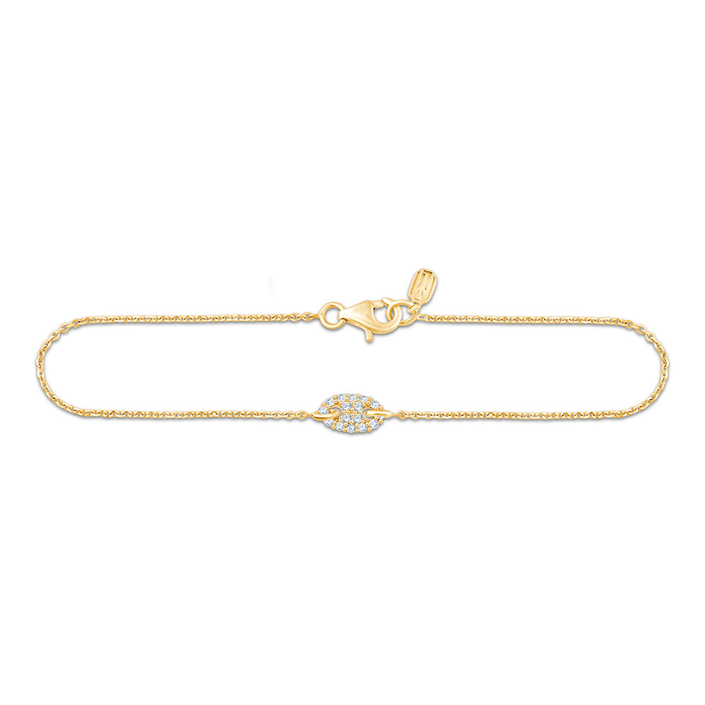 Brilliant Cut Oval Motif Bracelet