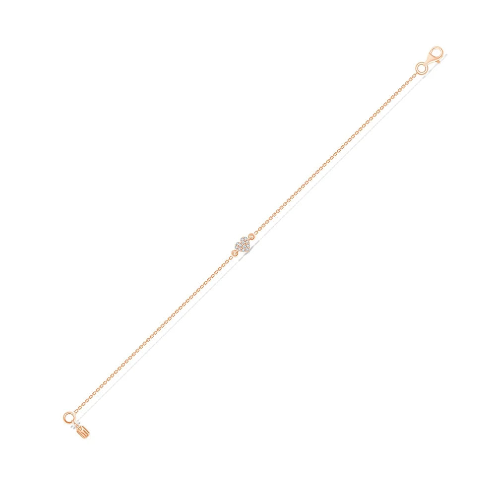 Brilliant Cut Heart Bracelet