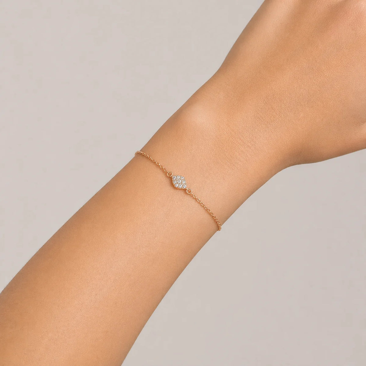 Marquise Shaped Pav Bracelet