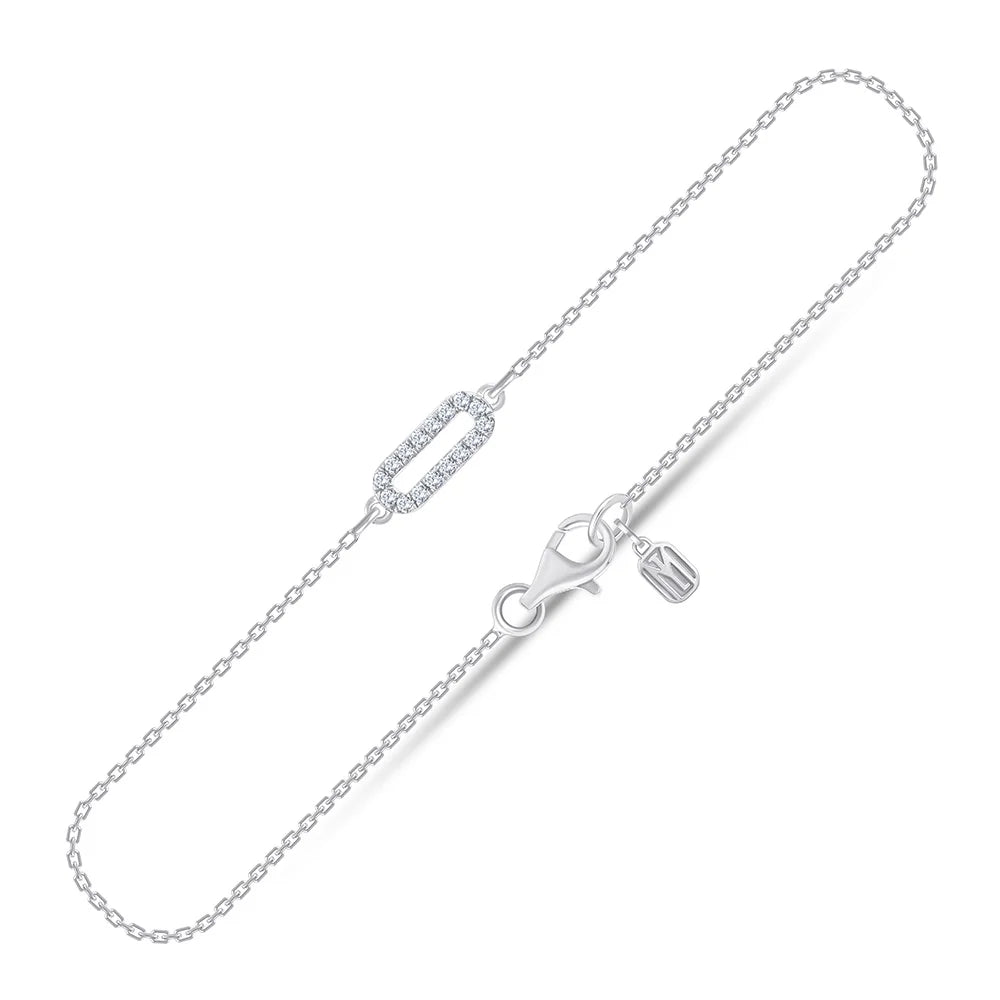 Brilliant Cut Oval Link Chain Bracelet