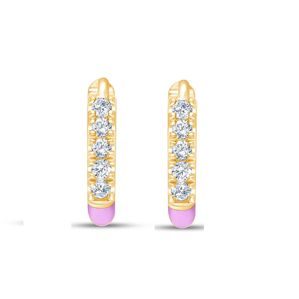 Pear Cut Mini Dangler Earrings
