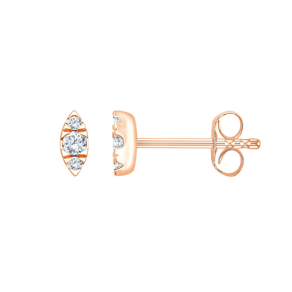 Marquise Cluster Stud Earrings