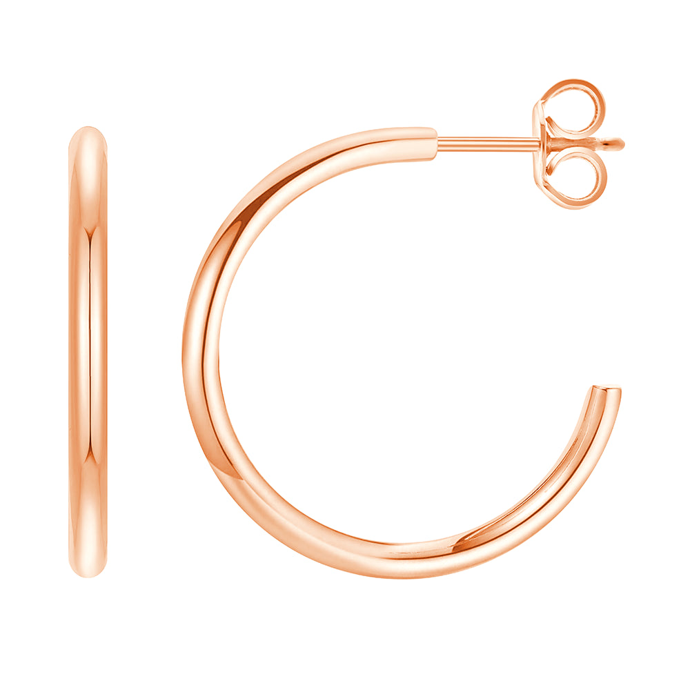 28 Gram Classic Gold Hoop Earrings