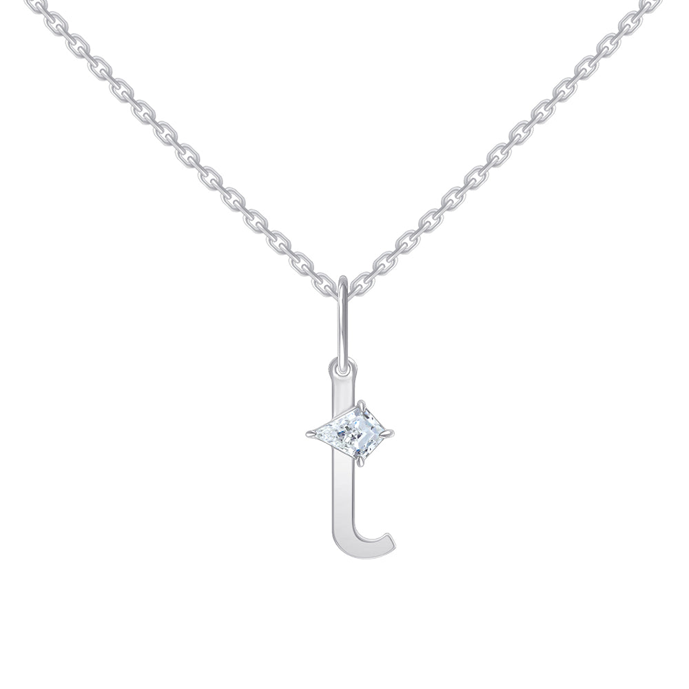 Kite Cut Initial T Pendant