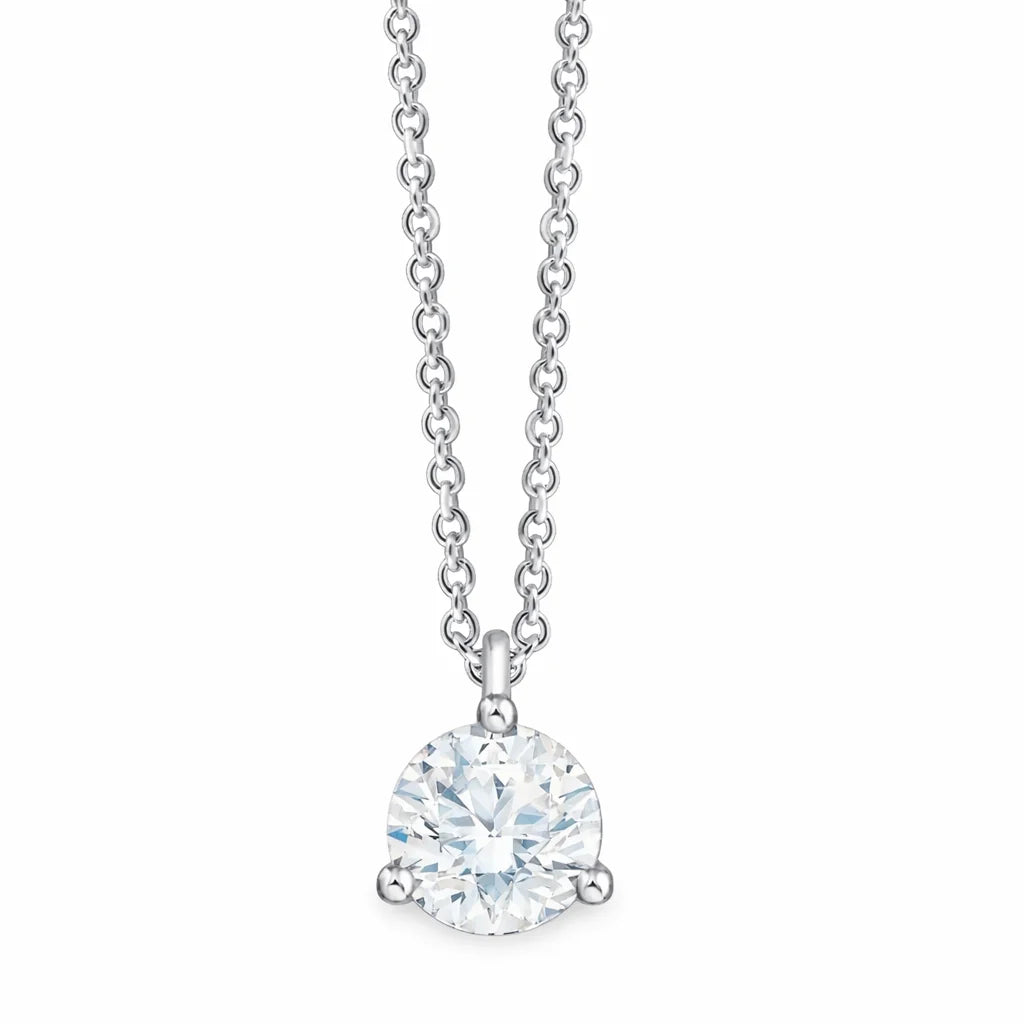 Brilliant Cut Solitaire Pendant
