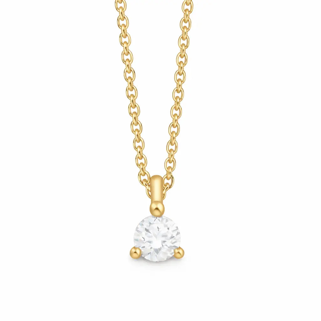 15 Carat Brilliant Cut Solitaire Pendant