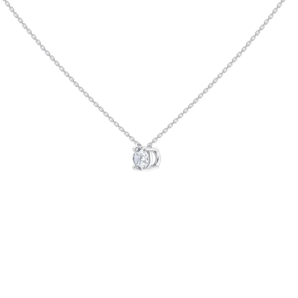 Oval Cut Solitaire Pendant