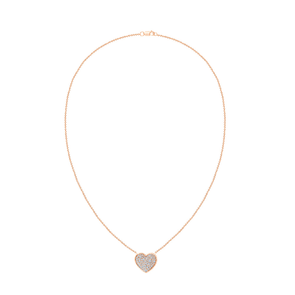 Heart Charm Pav Pendant