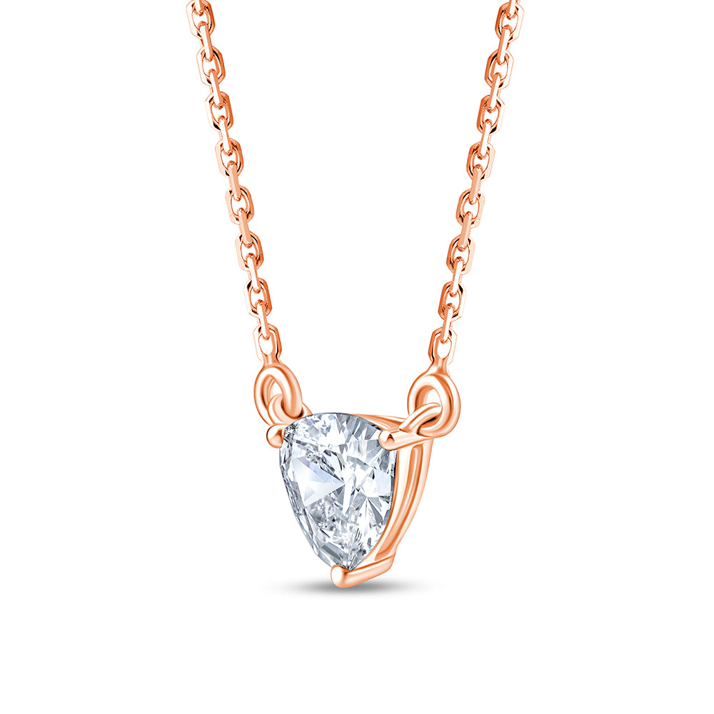 Trillion Cut Solitaire Pendant