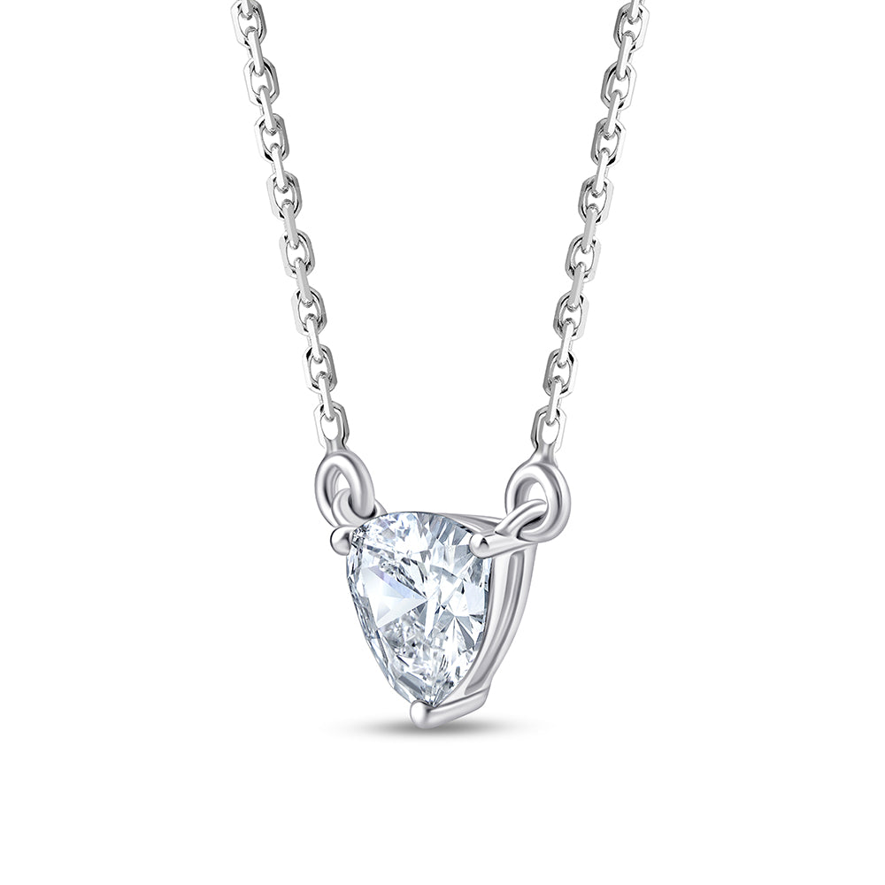 Trillion Cut Solitaire Pendant