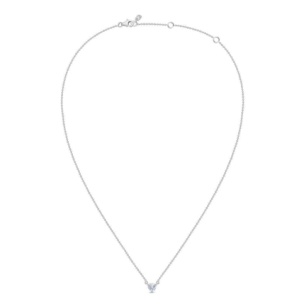 Trillion Cut Solitaire Pendant