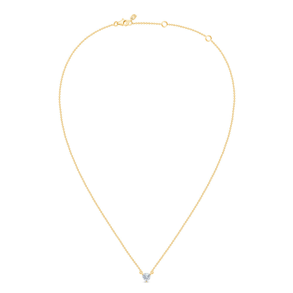 Trillion Cut Solitaire Pendant