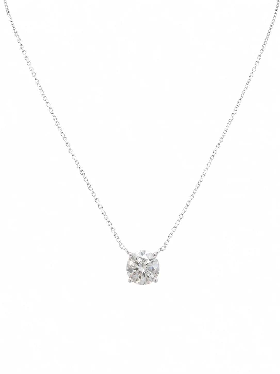 Brilliant Cut Solitaire Pendant