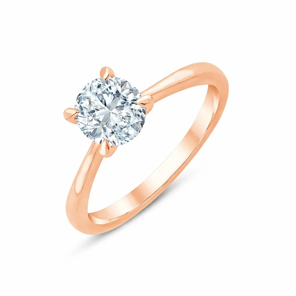1 Carat Brilliant Cut Solitaire Engagement Ring
