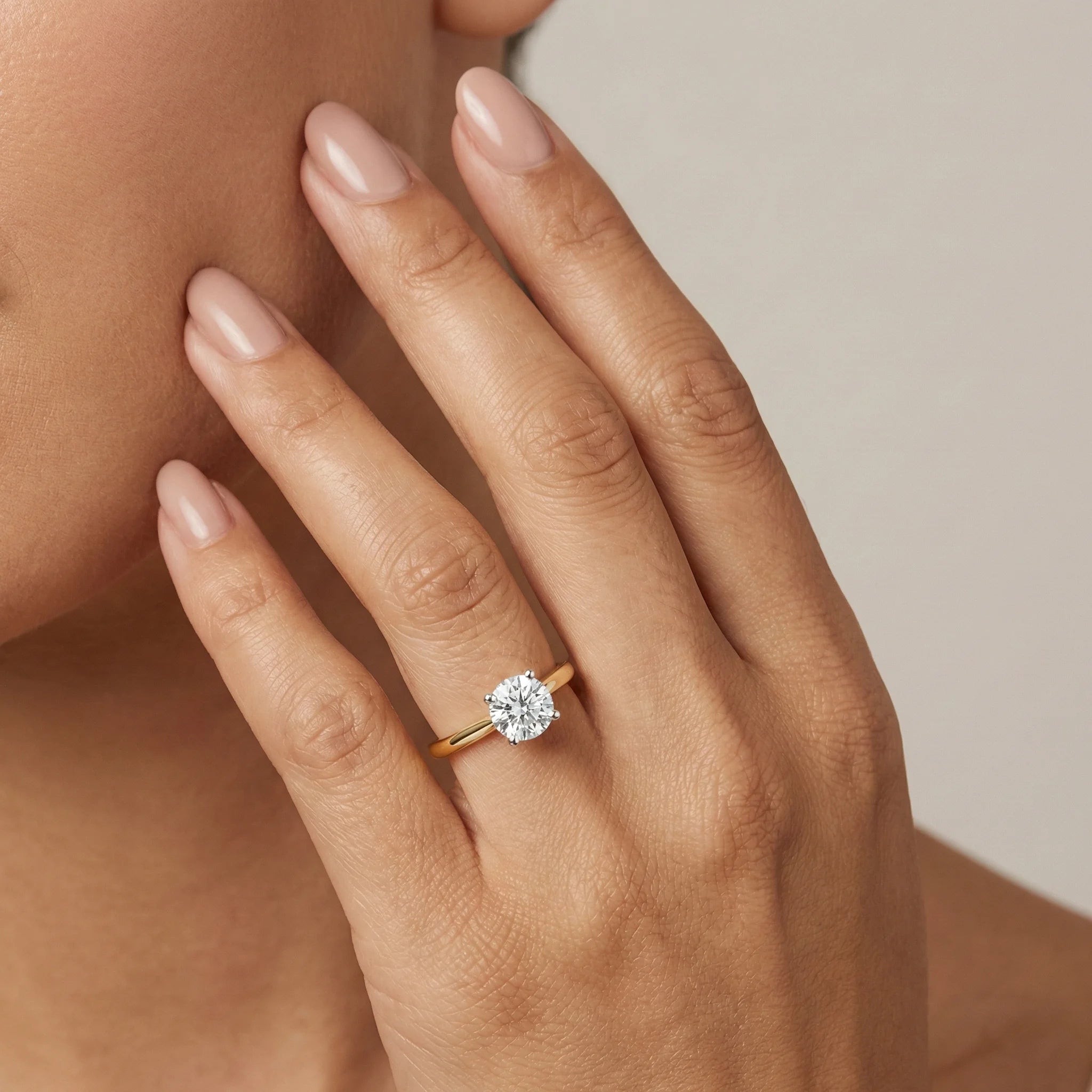 1 Carat Brilliant Cut Solitaire Engagement Ring