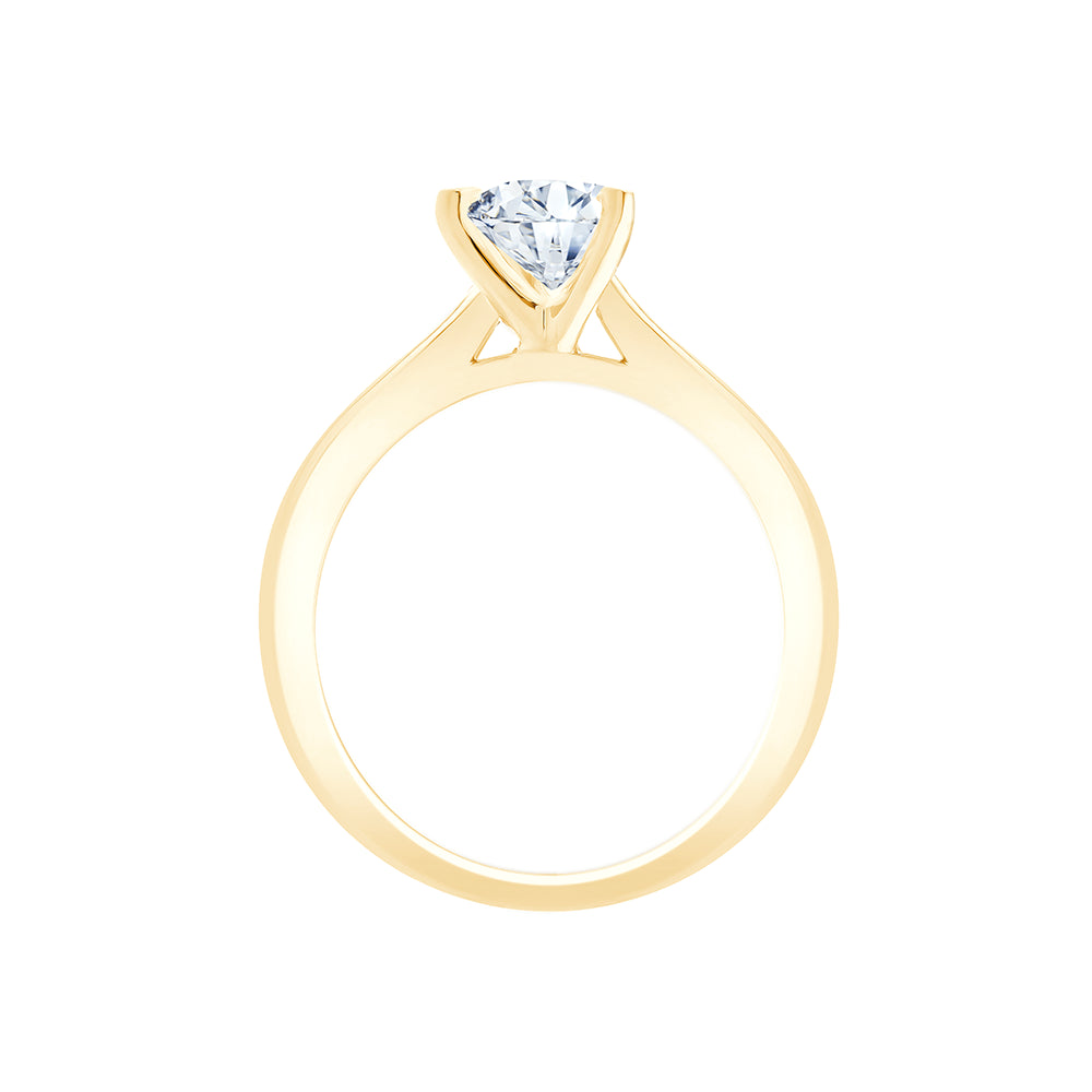 Oval Cut Solitaire Engagement Ring