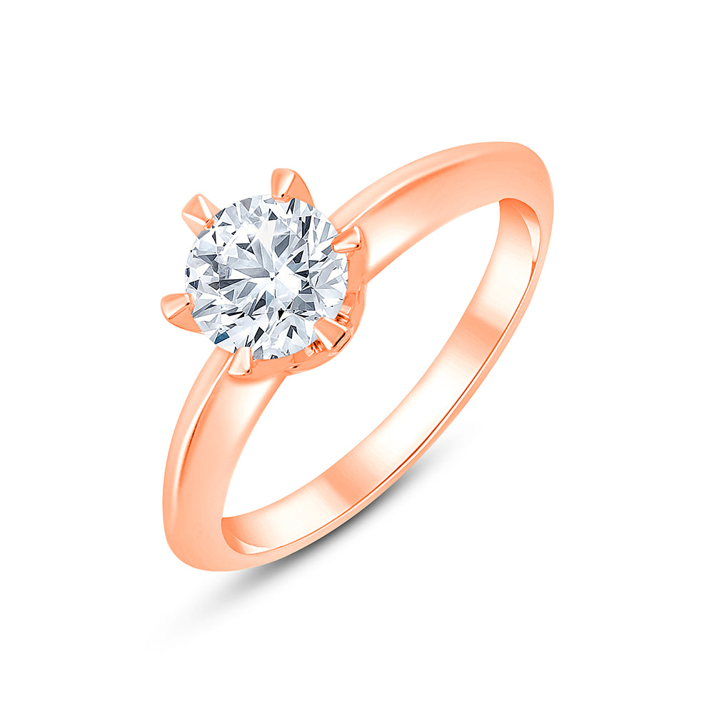 3 Carat Brilliant Cut Solitaire Engagement Ring