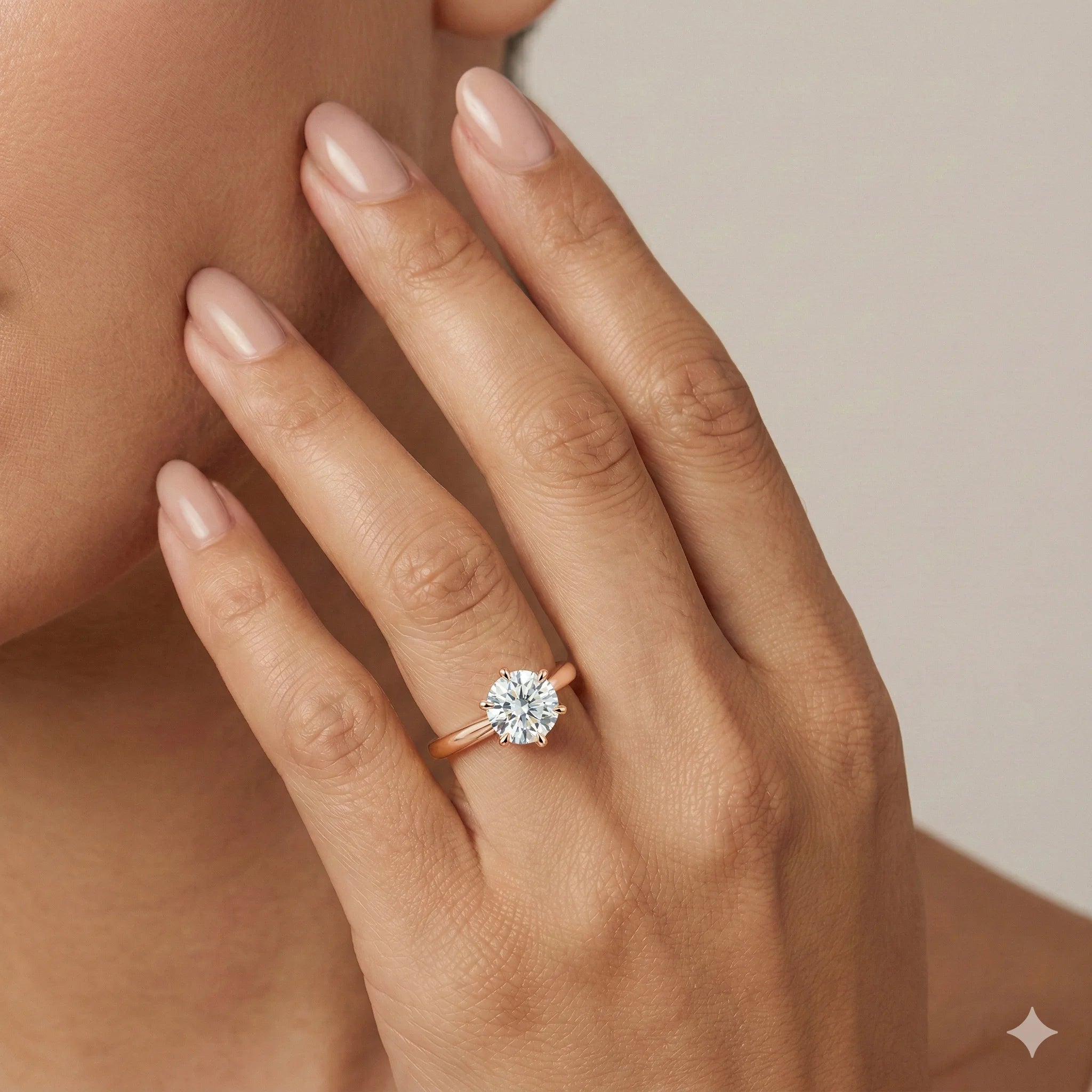 3 Carat Brilliant Cut Solitaire Engagement Ring
