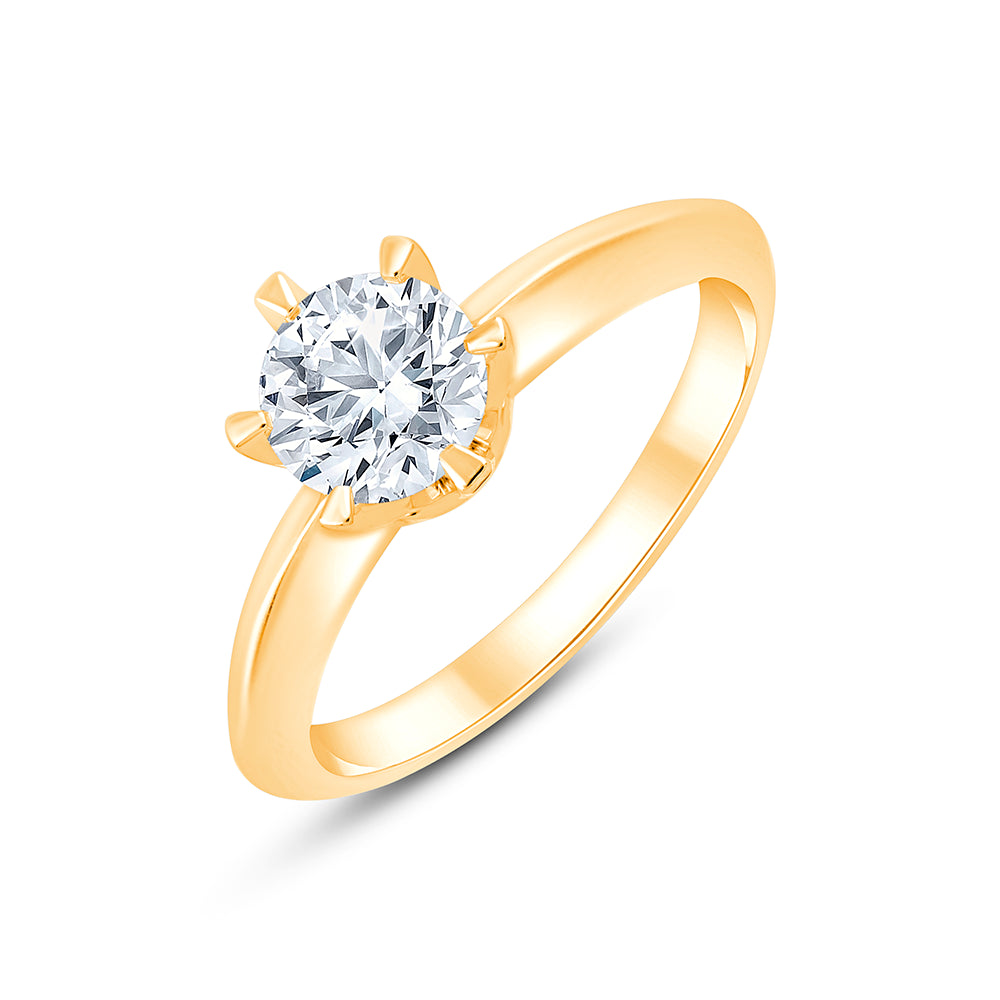 3 Carat Brilliant Cut Solitaire Engagement Ring