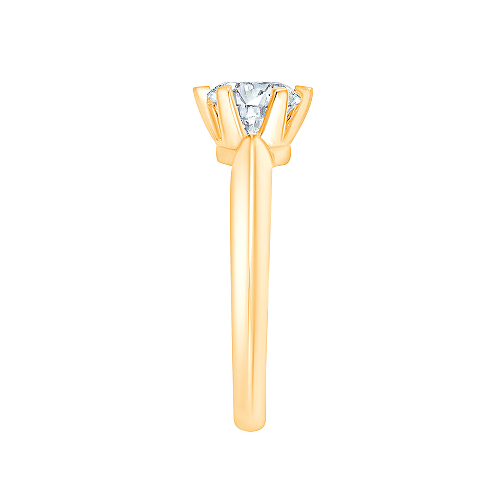 3 Carat Brilliant Cut Solitaire Engagement Ring
