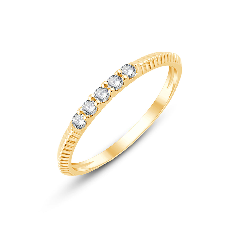 Brilliant Cut Textured Bar Band