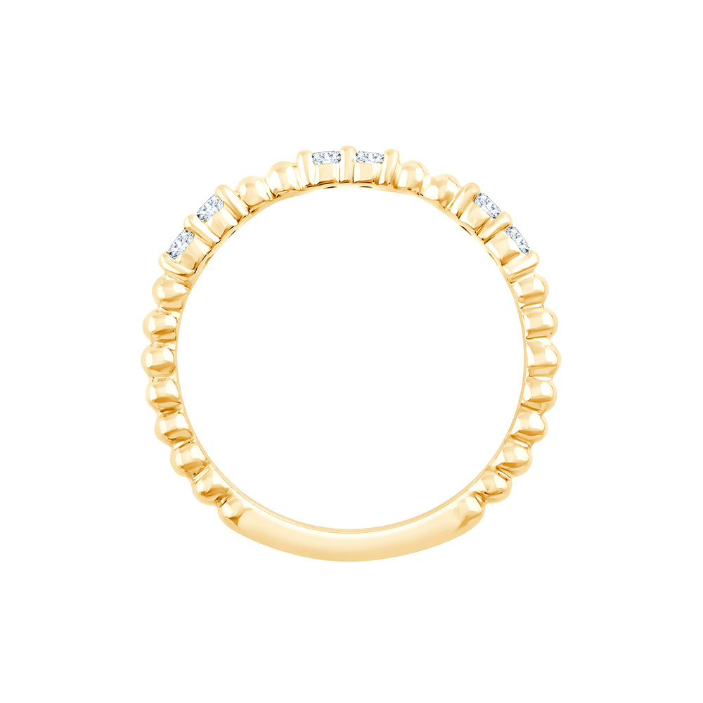 Brilliant Cut Beaded Station Band