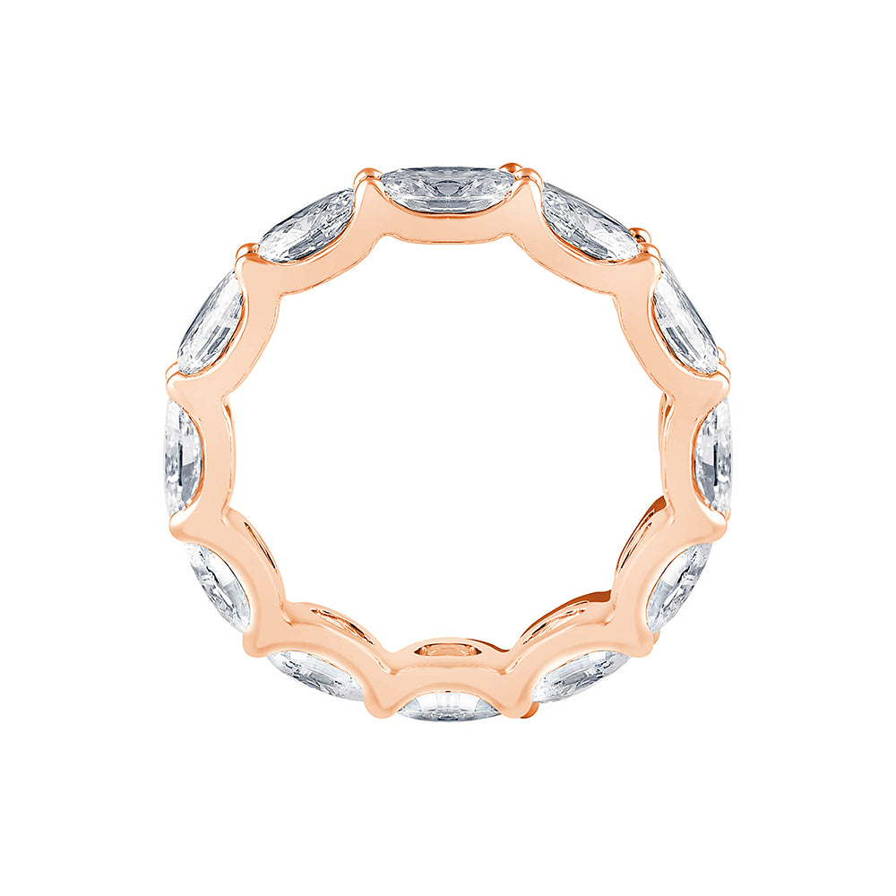 Oval Cut Eternity Band