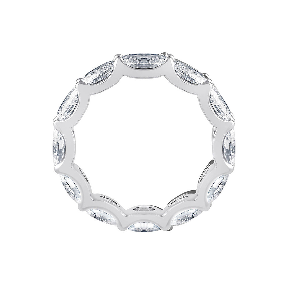 Oval Cut Eternity Band