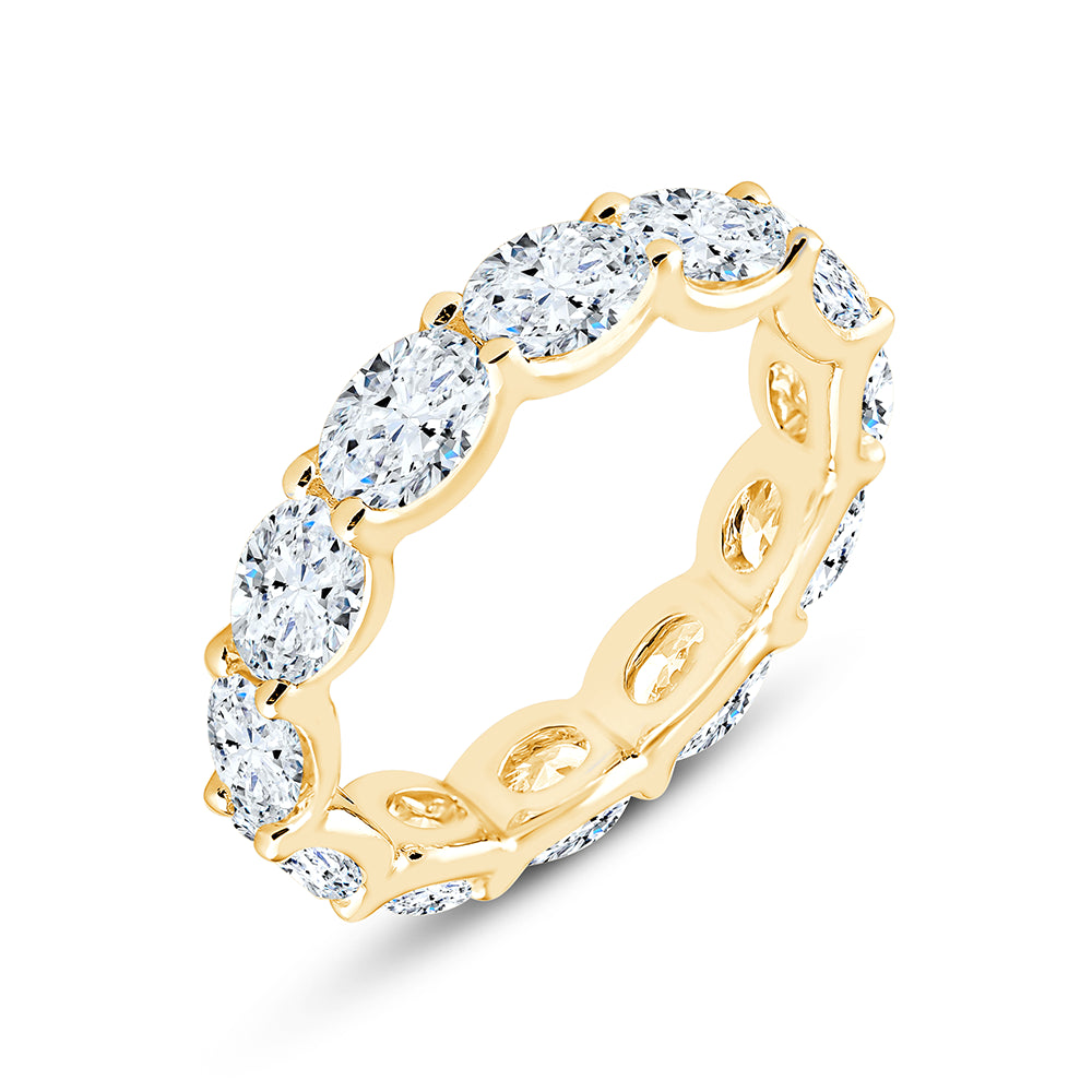 Oval Cut Eternity Band