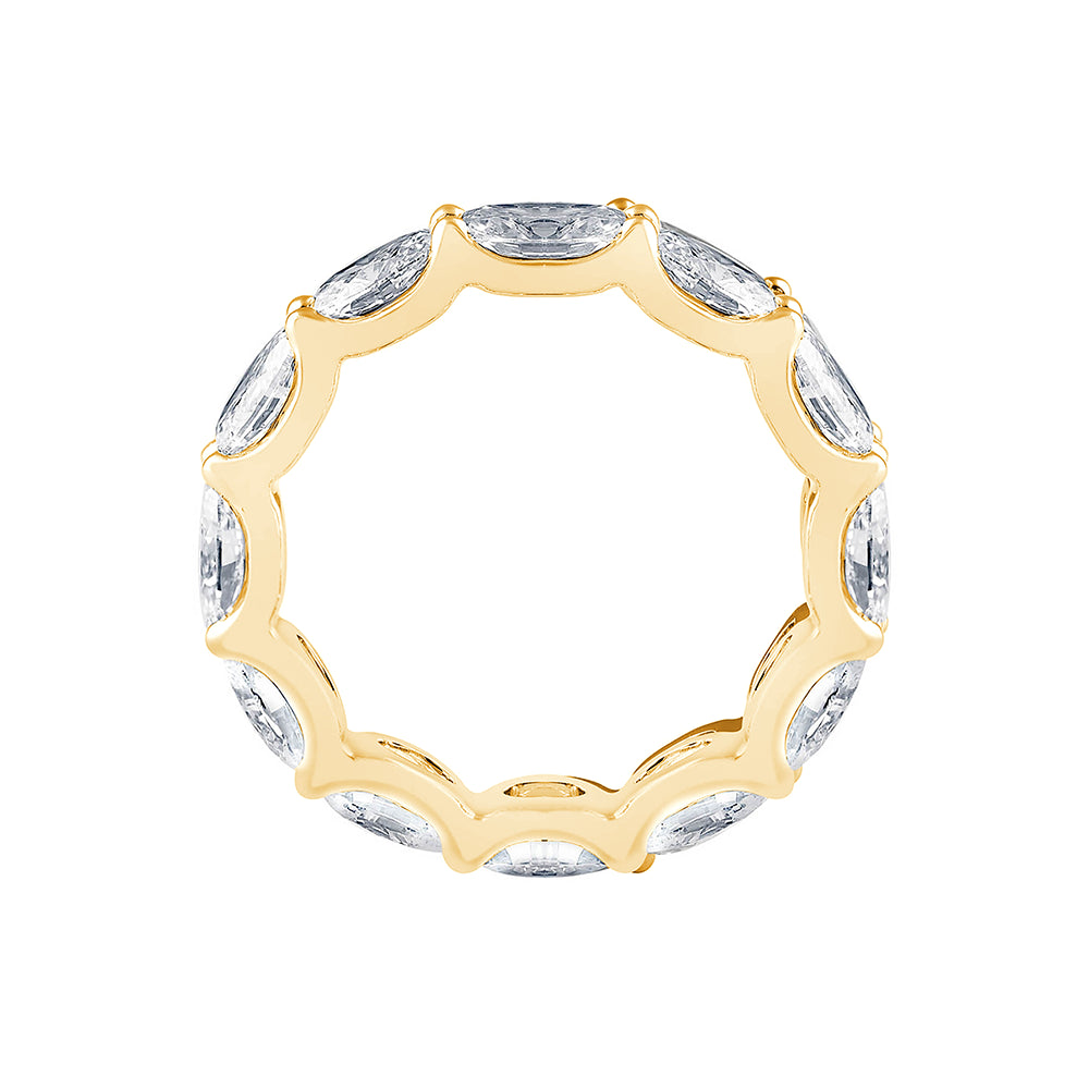 Oval Cut Eternity Band