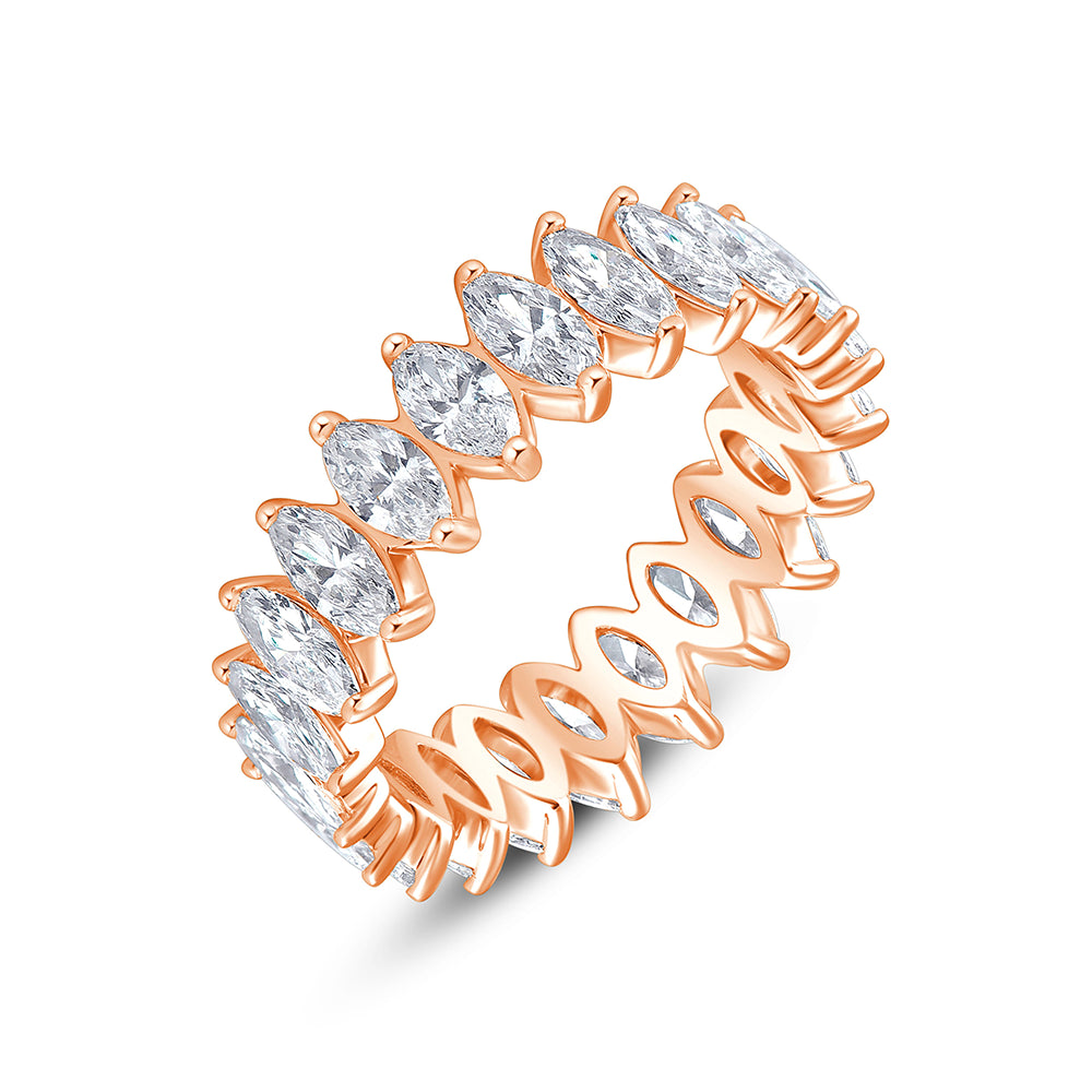 Marquise Cut Eternity Band