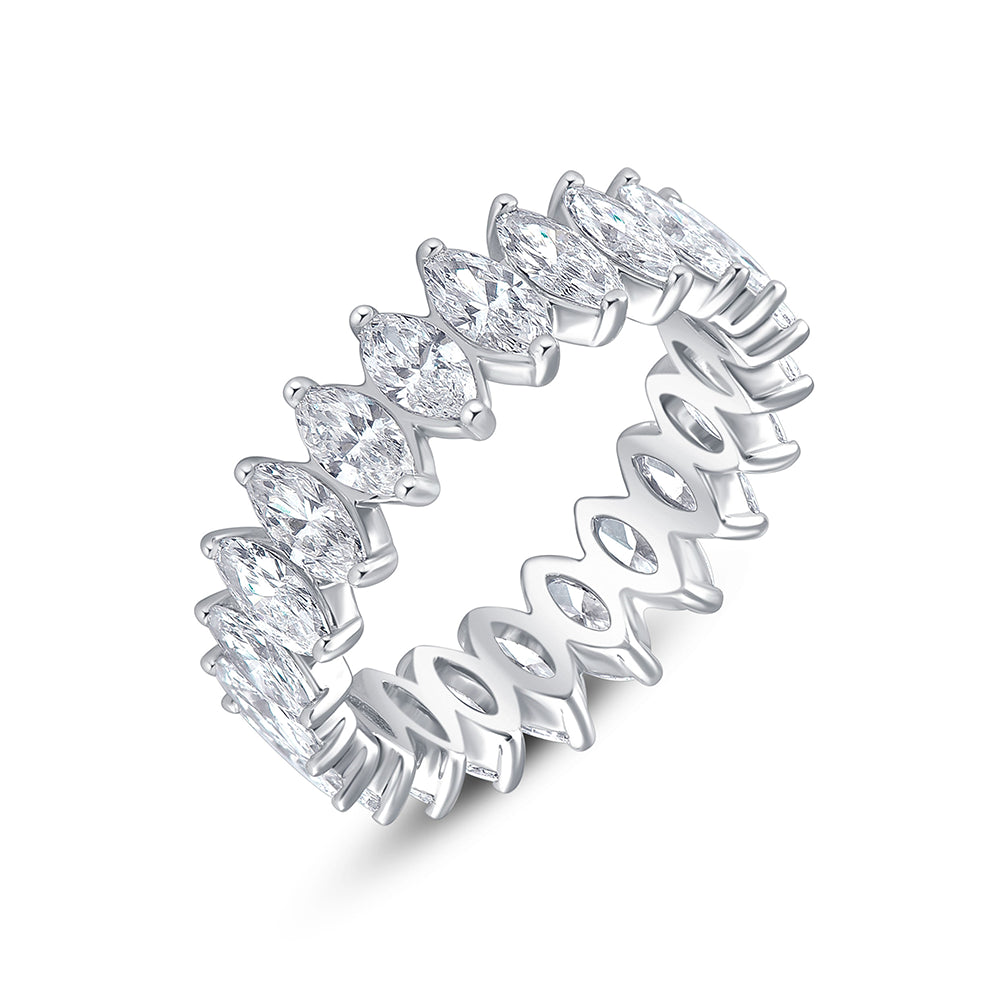 Marquise Cut Eternity Band