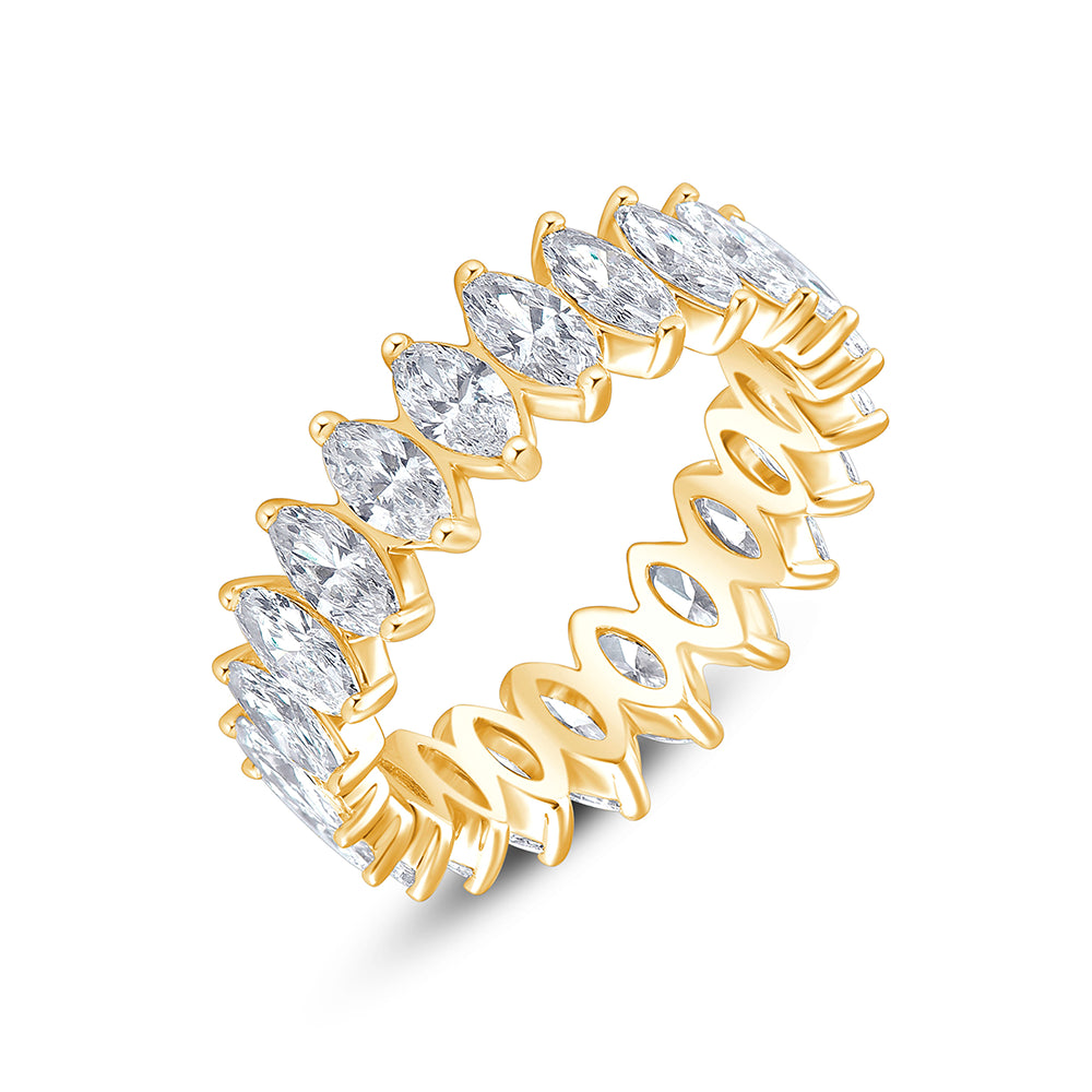 Marquise Cut Eternity Band