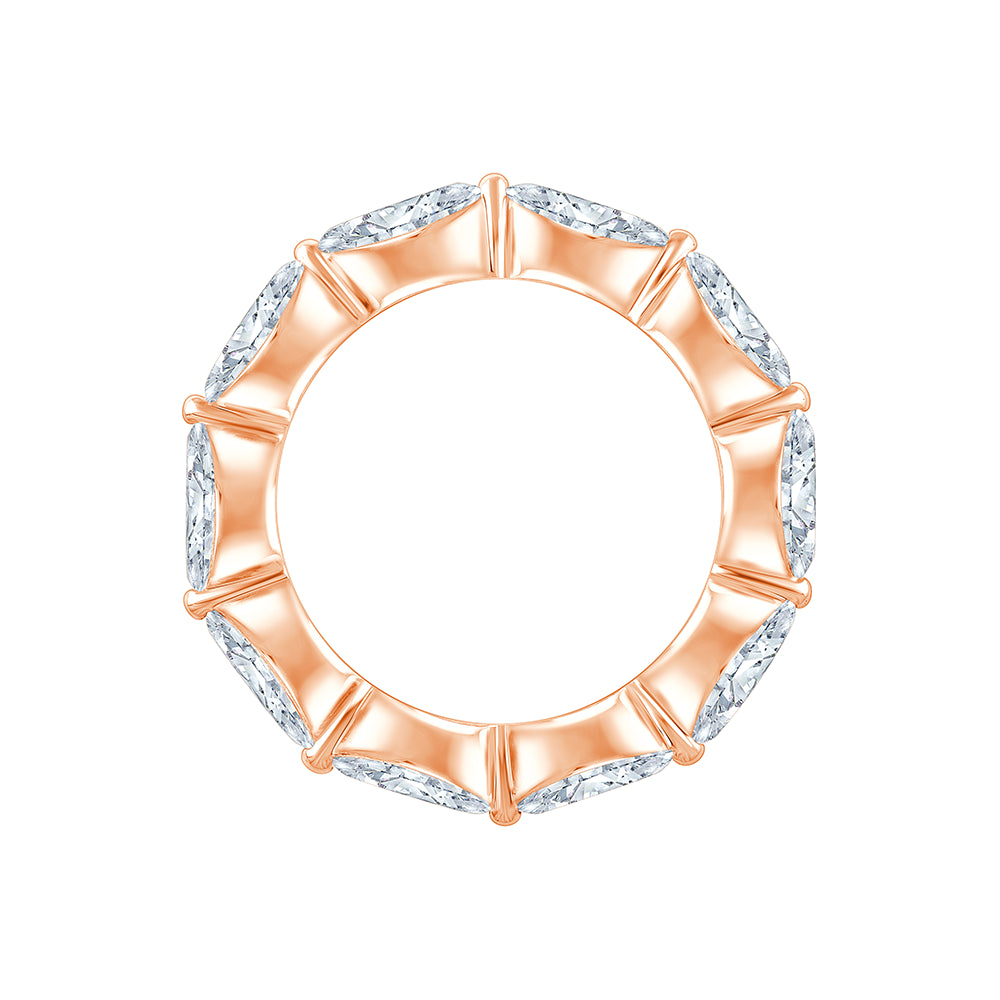 Horizontal Marquise Cut Eternity Band
