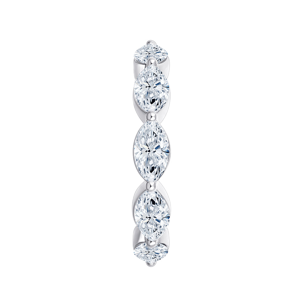 Horizontal Marquise Cut Eternity Band