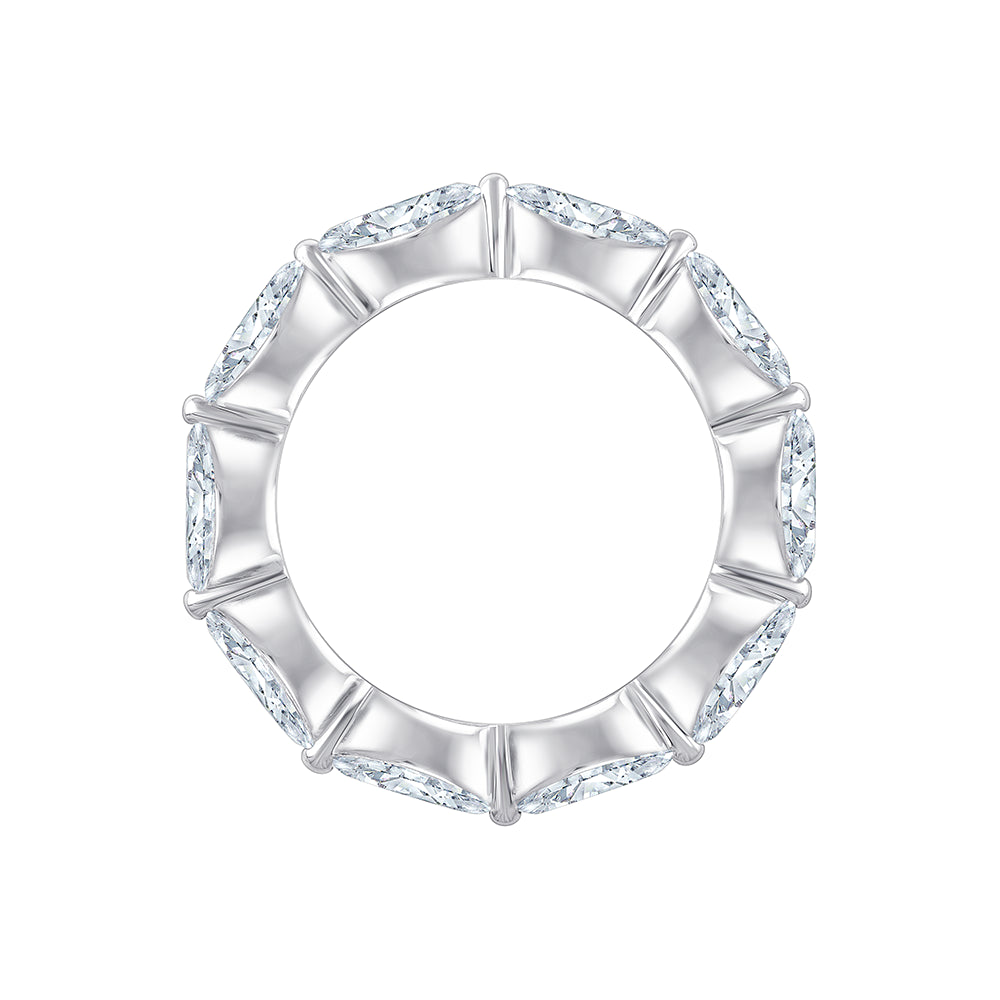 Horizontal Marquise Cut Eternity Band