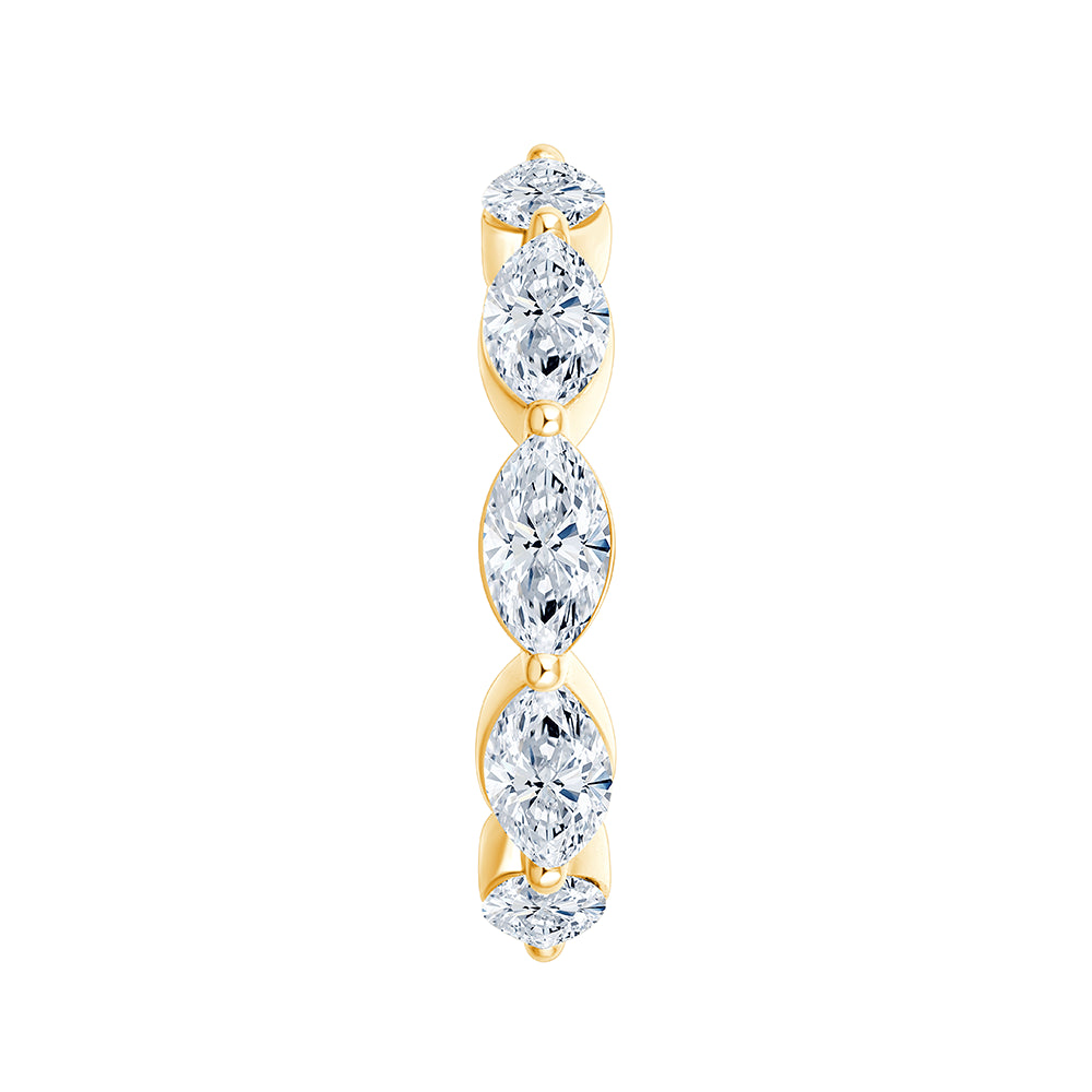 Horizontal Marquise Cut Eternity Band