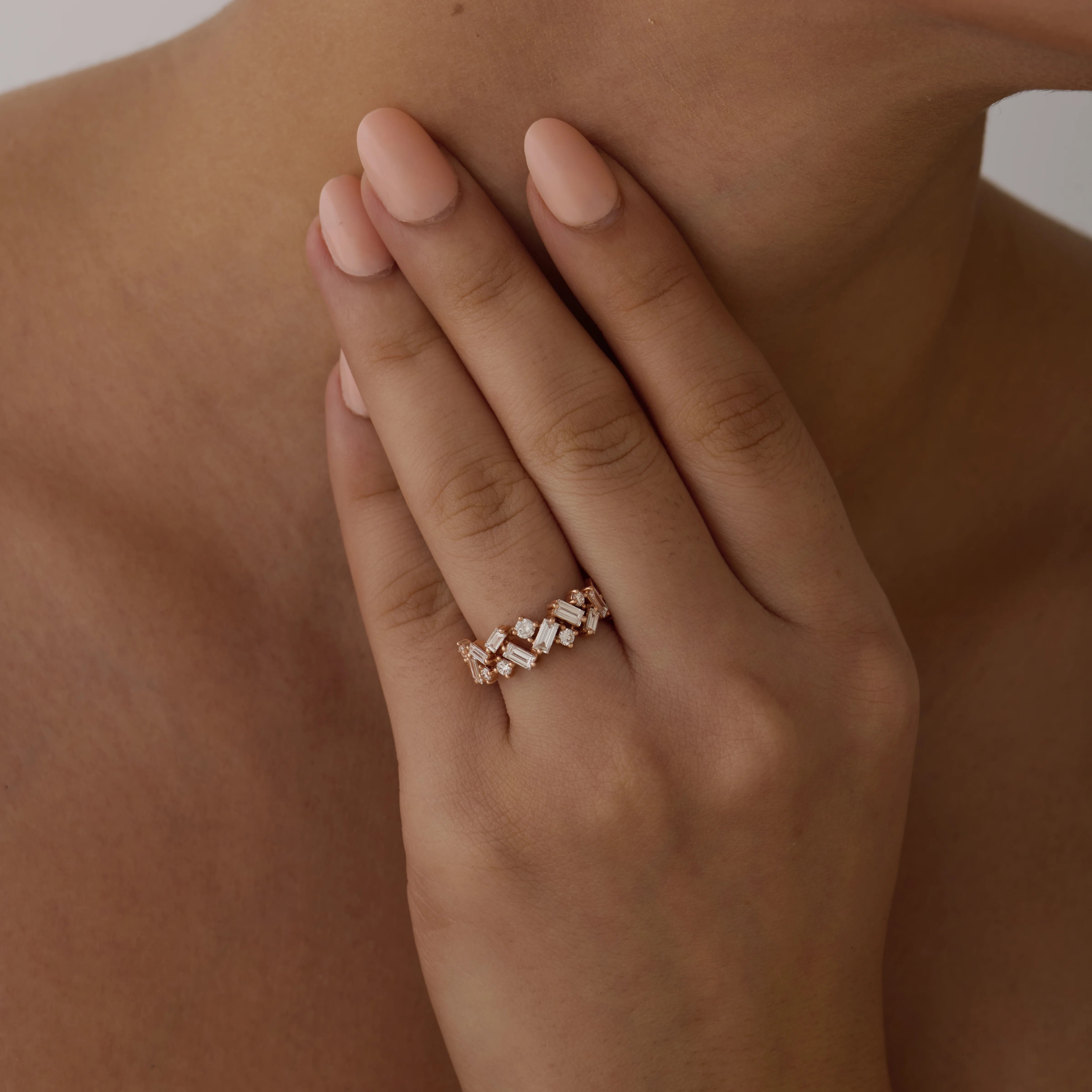 Mixed Cut Scattered Geometric Ring